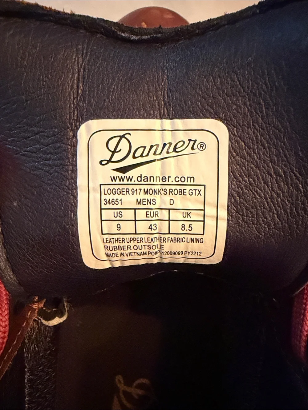 Danner Men's Logger 917 Monk’s Robe GTX
